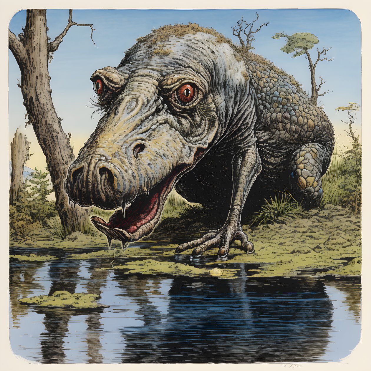 The Two Hundred and Thirteenth Picture Since the Second Time Before Time 2 by Kurt Heppke