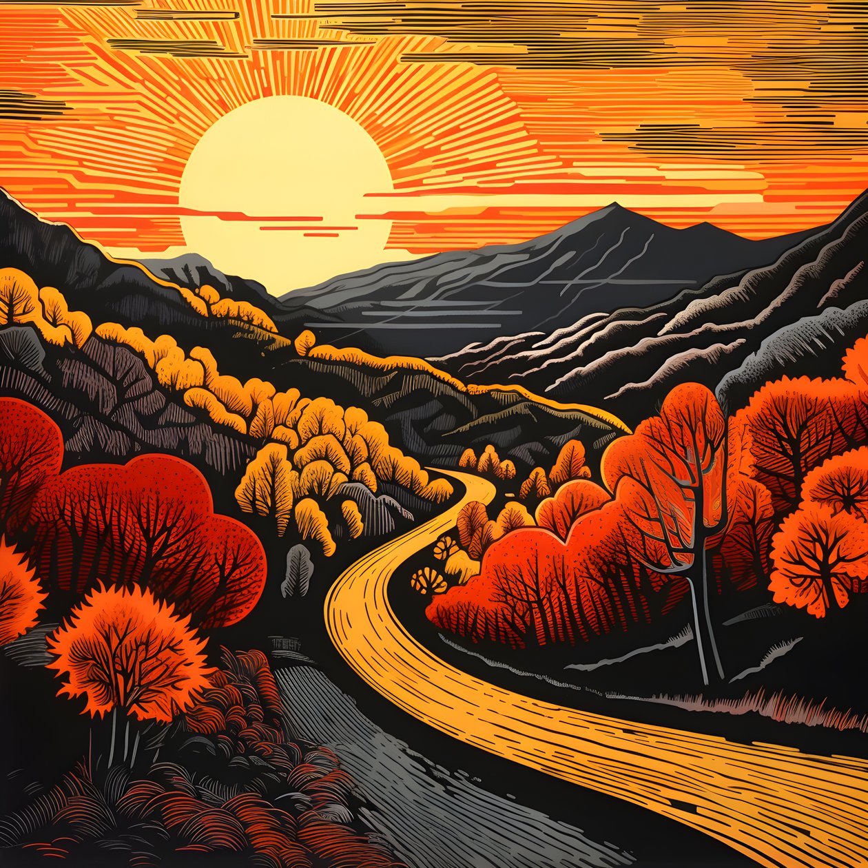 The Two Hundred and Nineteenth Picture Since the Second Time The Onset of Night 3 by Kurt Heppke