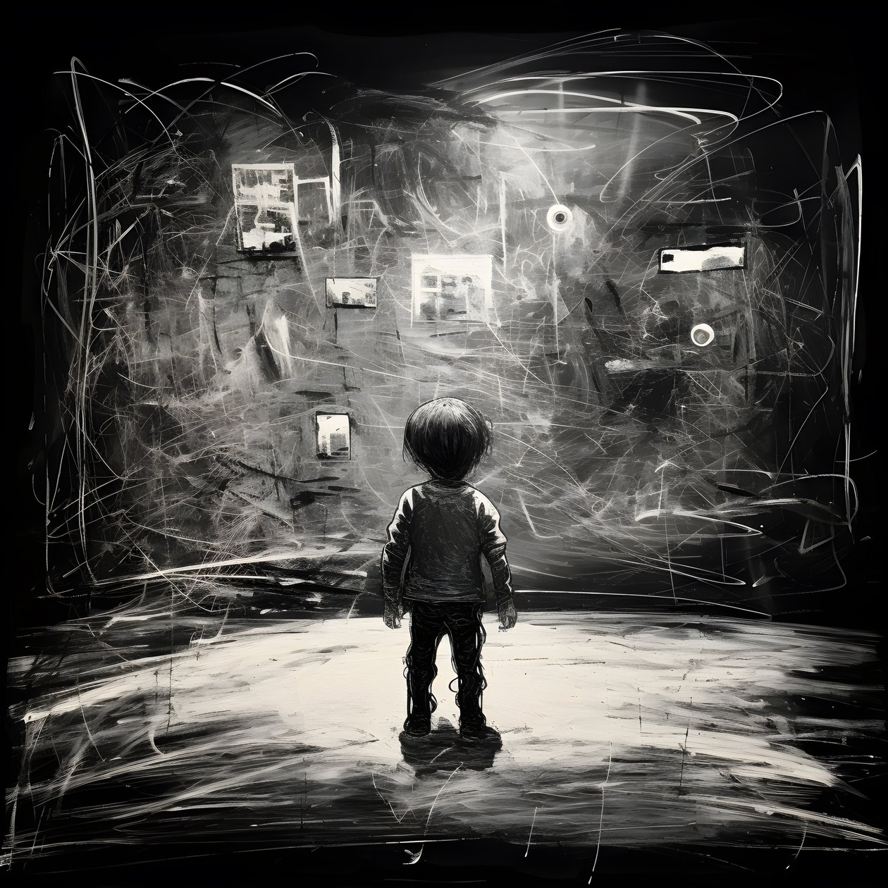 A Picture Drawn by a 3-Year-Old Child 2 by Kurt Heppke