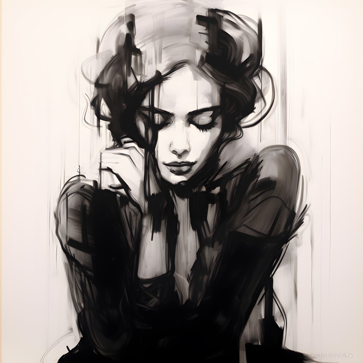 Expressionist Sketch 1 by Kurt Heppke