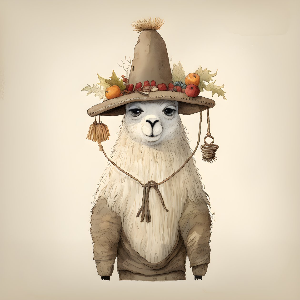 Llama, 18th Century America 2 by Kurt Heppke