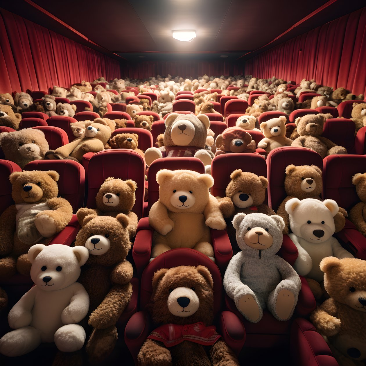 Millions of Teddy Bears in a Cinema 2 by Kurt Heppke