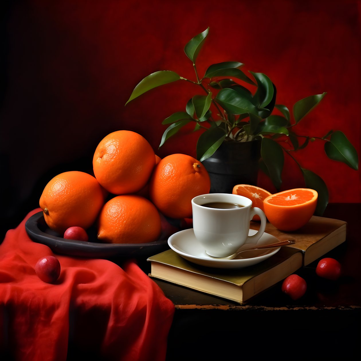 citrus fruits red book coffee 2 by Kurt Heppke