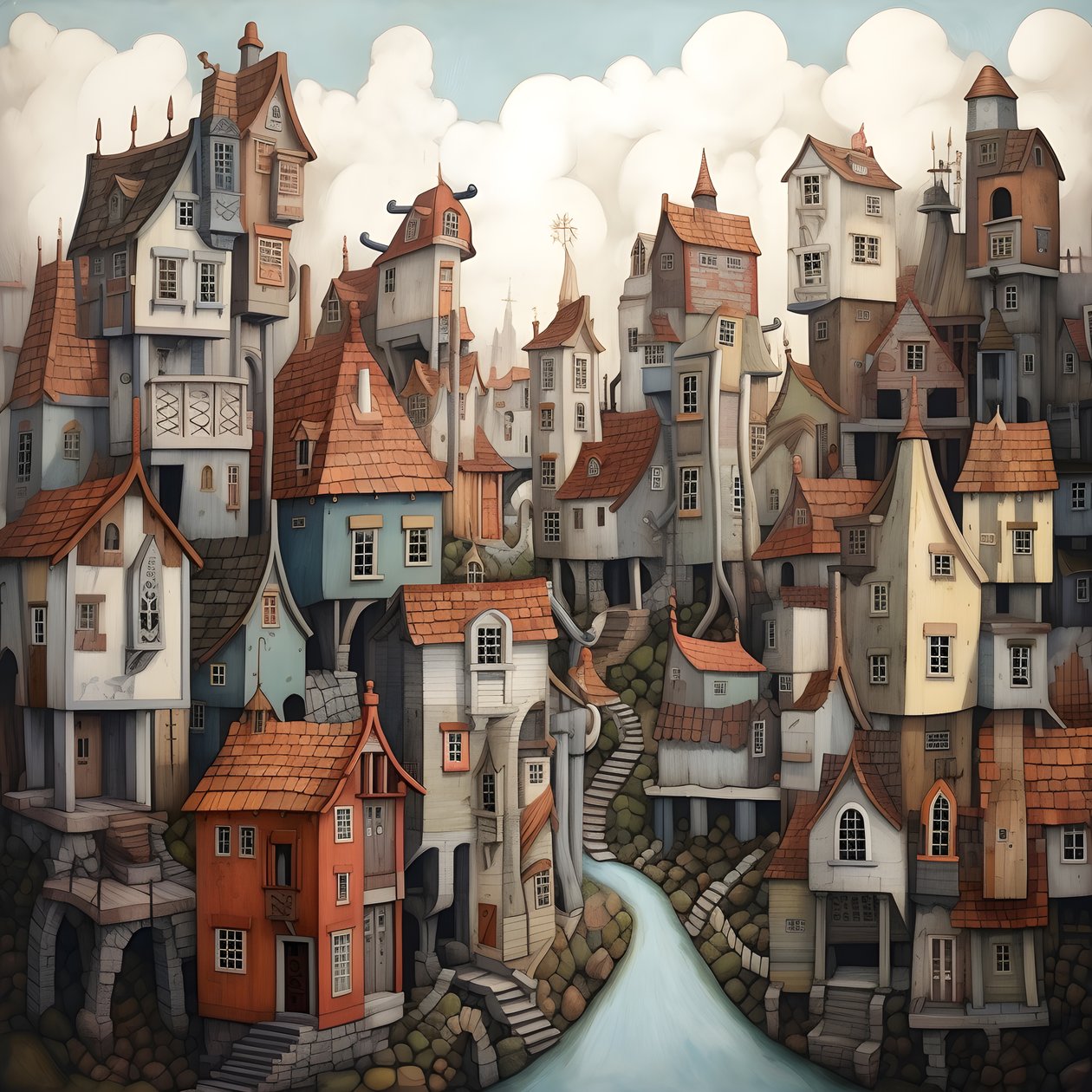 A city of lying houses by Kurt Heppke