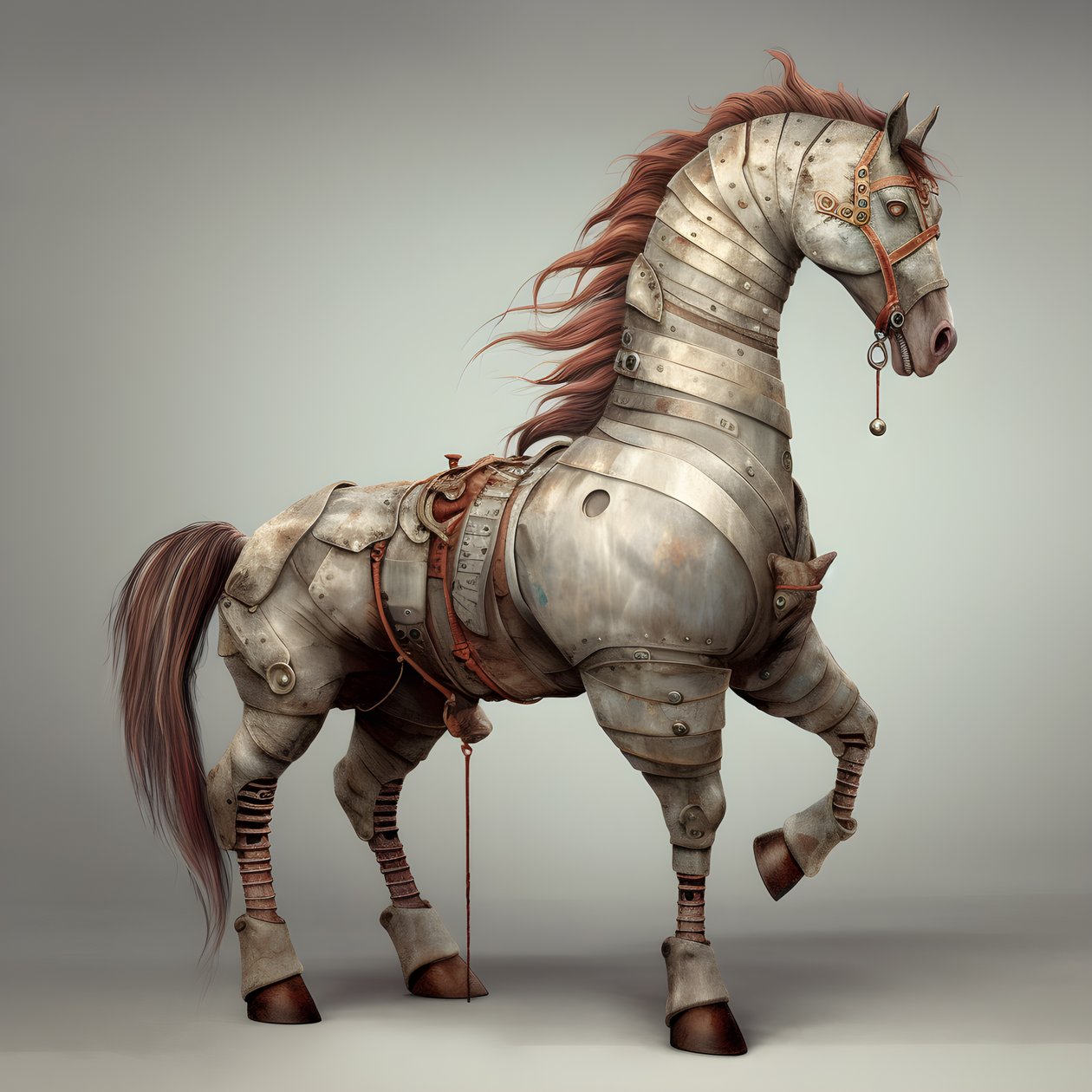 anthropomorphic horse 2 by Kurt Heppke