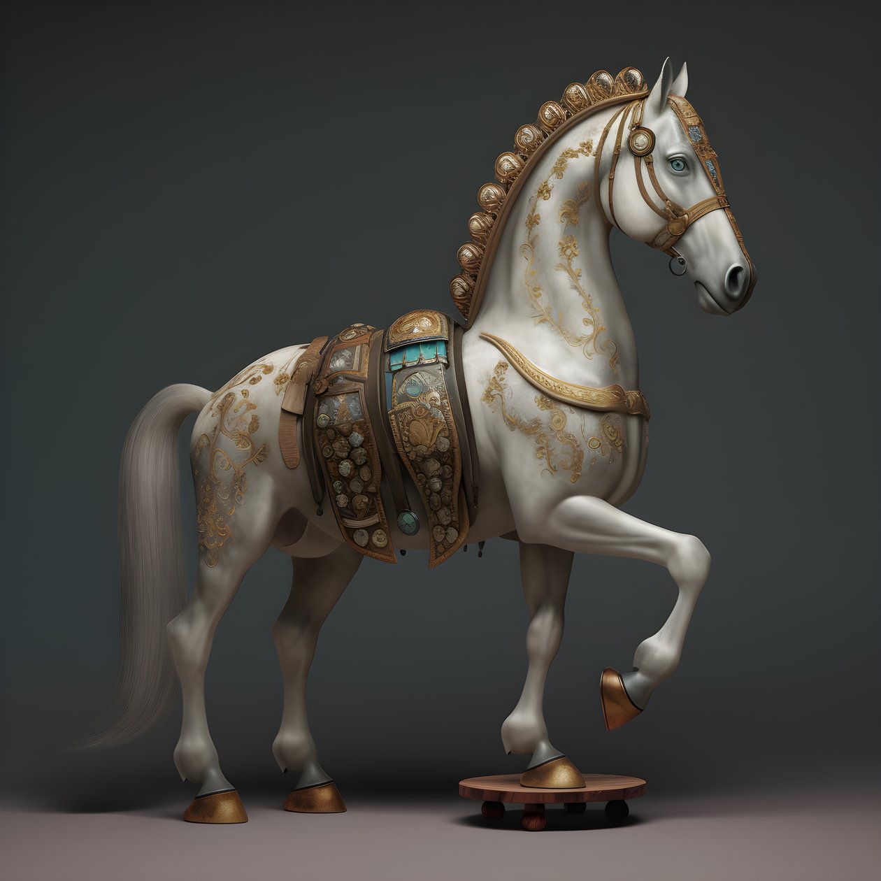 anthropomorphic horse 3 by Kurt Heppke
