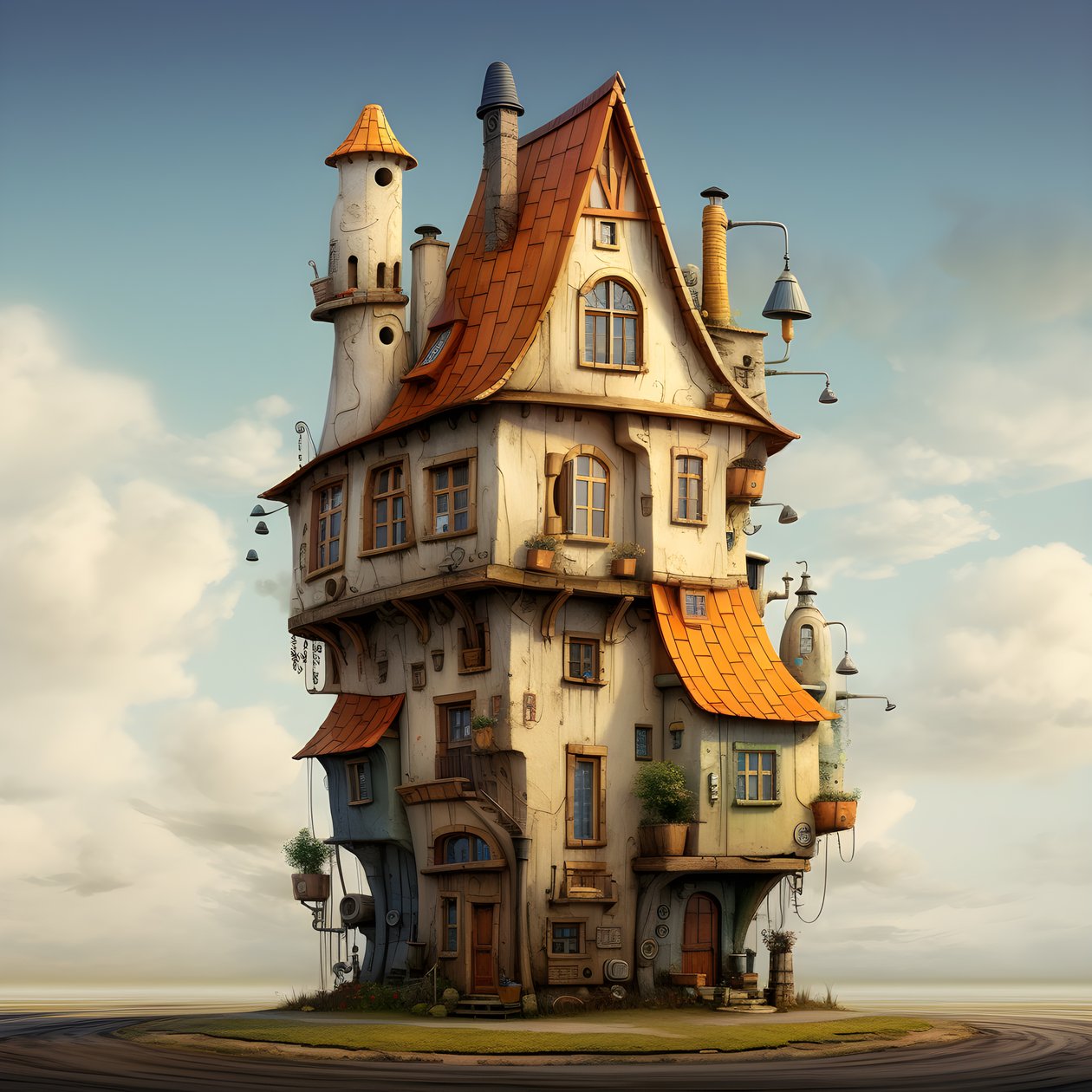 a big and a small house 3 by Kurt Heppke