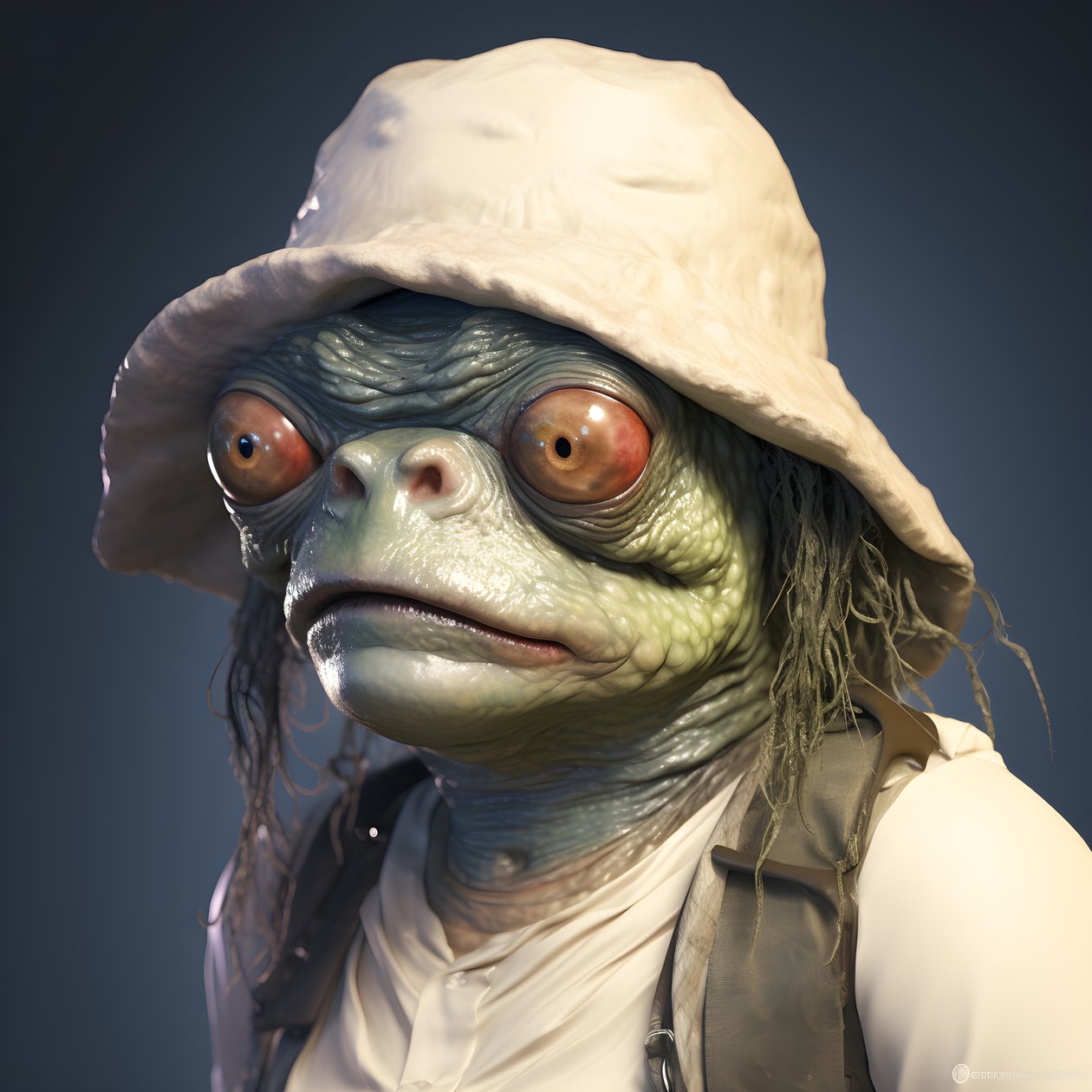 Ugly Old Frog Creature 3 by Kurt Heppke