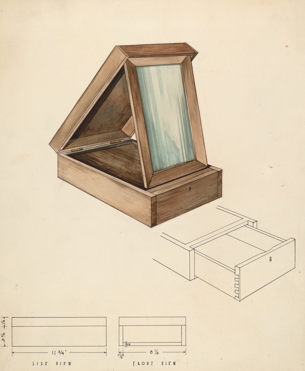 Bishop Hill: Dressing Case, 1936 by Kurt Melzer