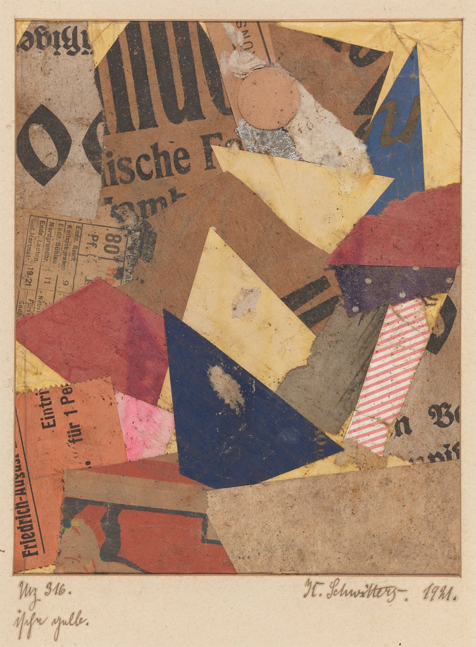 Mz 316 ische Yellow by Kurt Schwitters