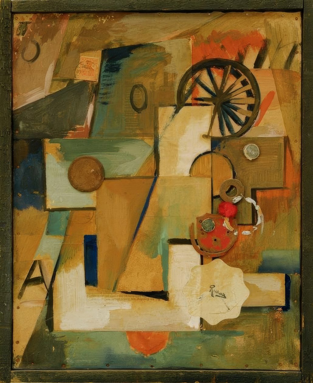 Untitled (Your Faithful) by Kurt Schwitters