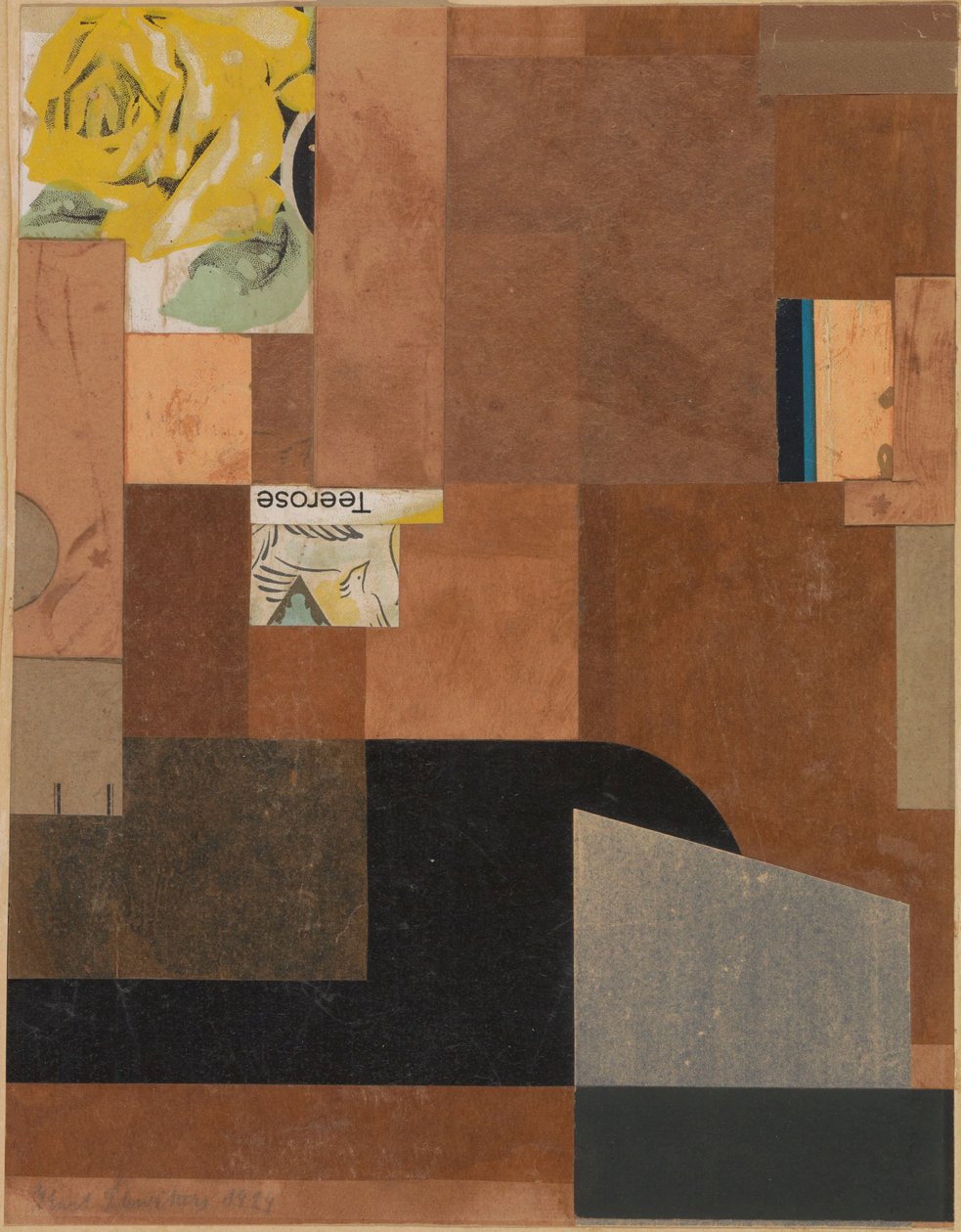 Tea Rose by Kurt Schwitters