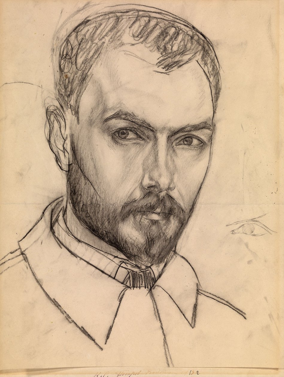 Self-Portrait, c. 1913 by Kuzma Sergeevich Petrov Vodkin
