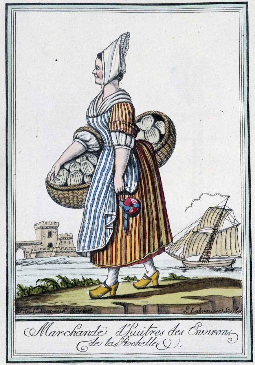 Oyster Merchant from the Environs of La Rochelle (Charente Maritime) - in 