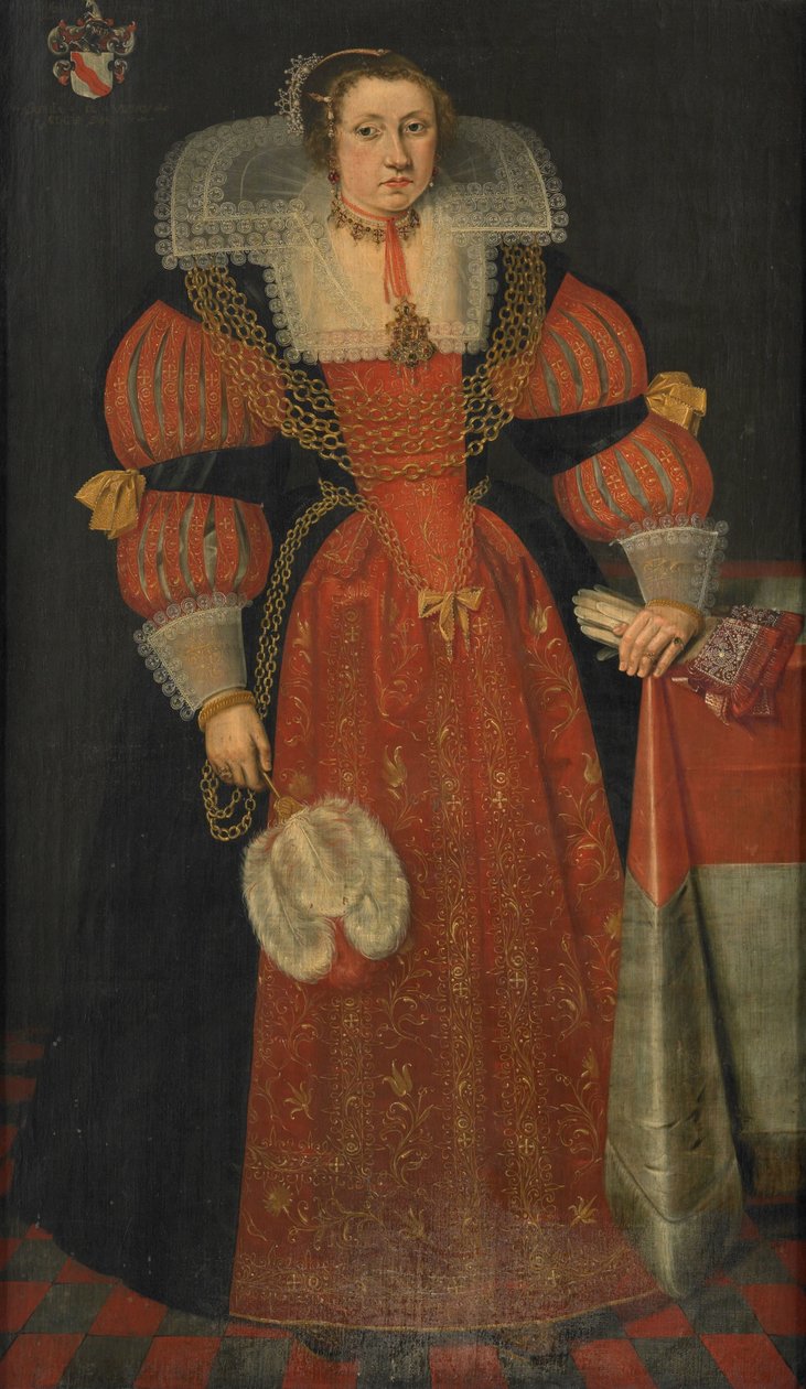 Portrait of Sophia de Vervou by L.J. Woutersin