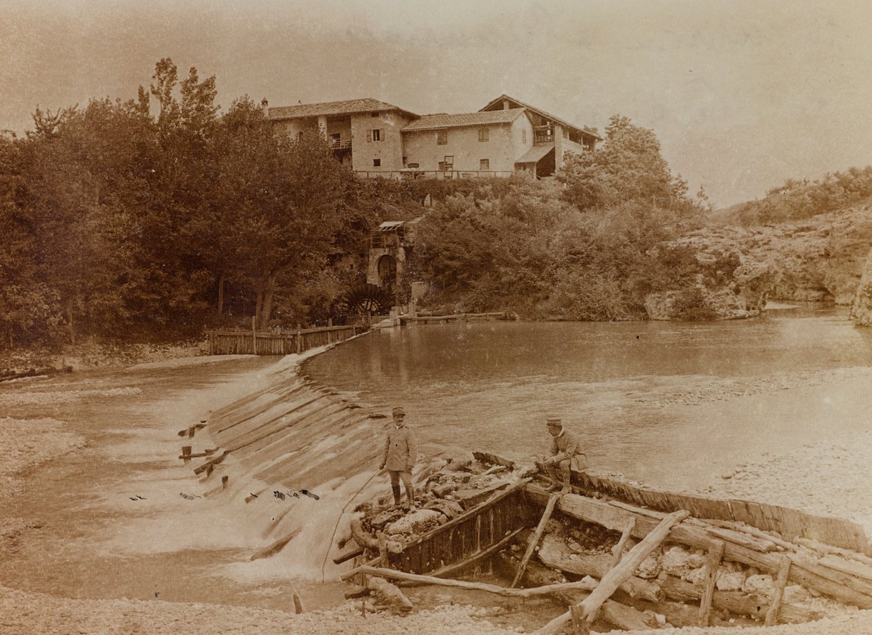 Album of the First World War in Friuli-Venezia Giulia: The River Natisone in Premariacco, Udine, Italy by L. Verdiani