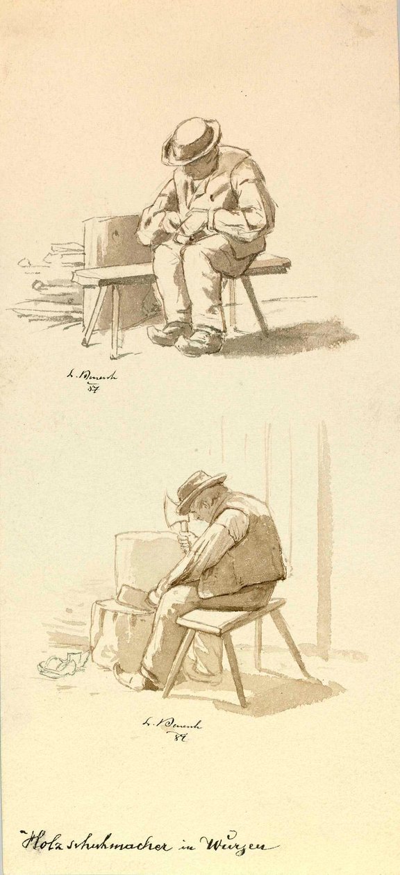 Shoemakers from Podkoren by Ladislav Benesch