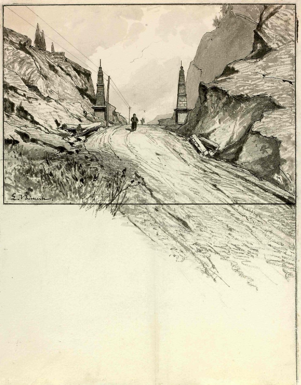Ljubeljski Pass by Ladislav Benesch