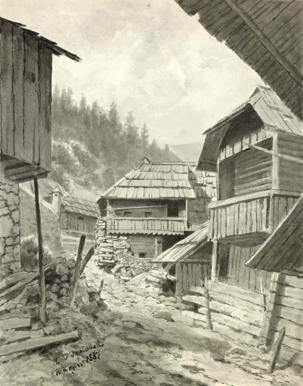 Motif from Podkoren III by Ladislav Benesch