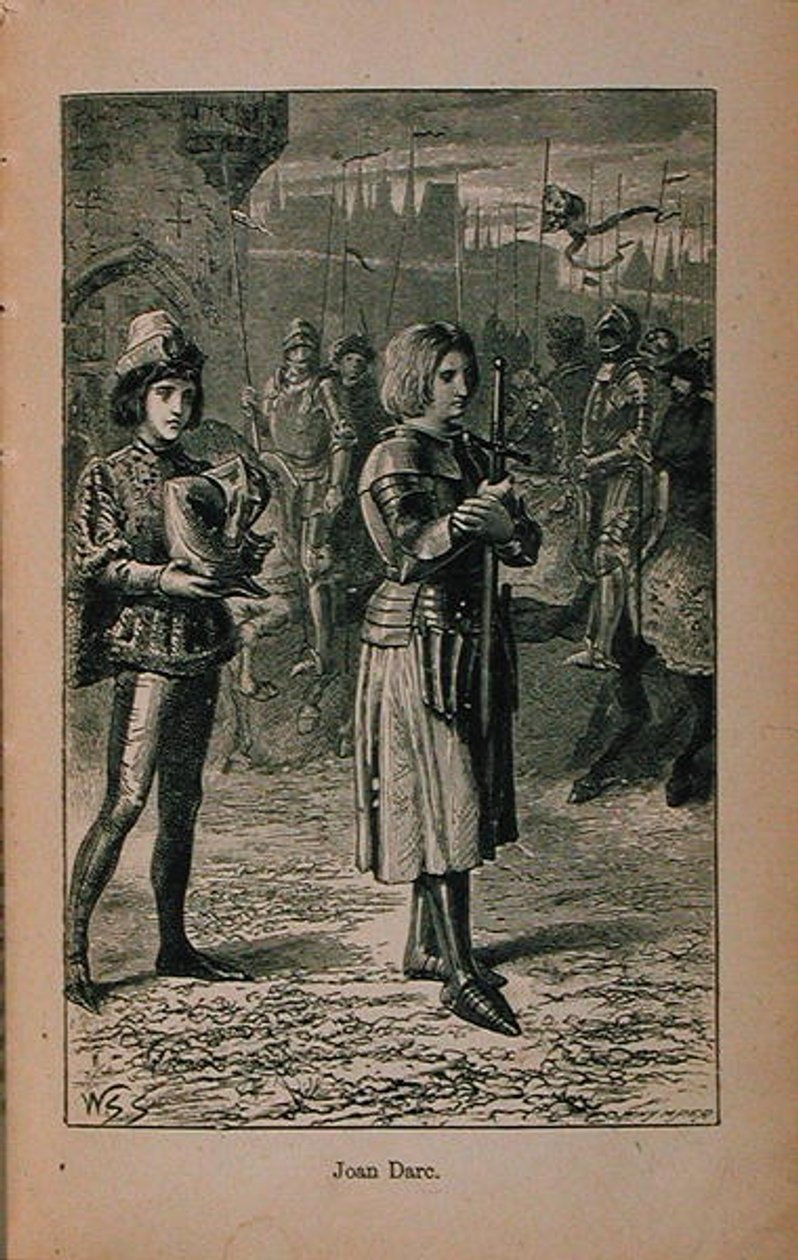 Joan of Arc (c.1412-31) illustration from Little Arthur