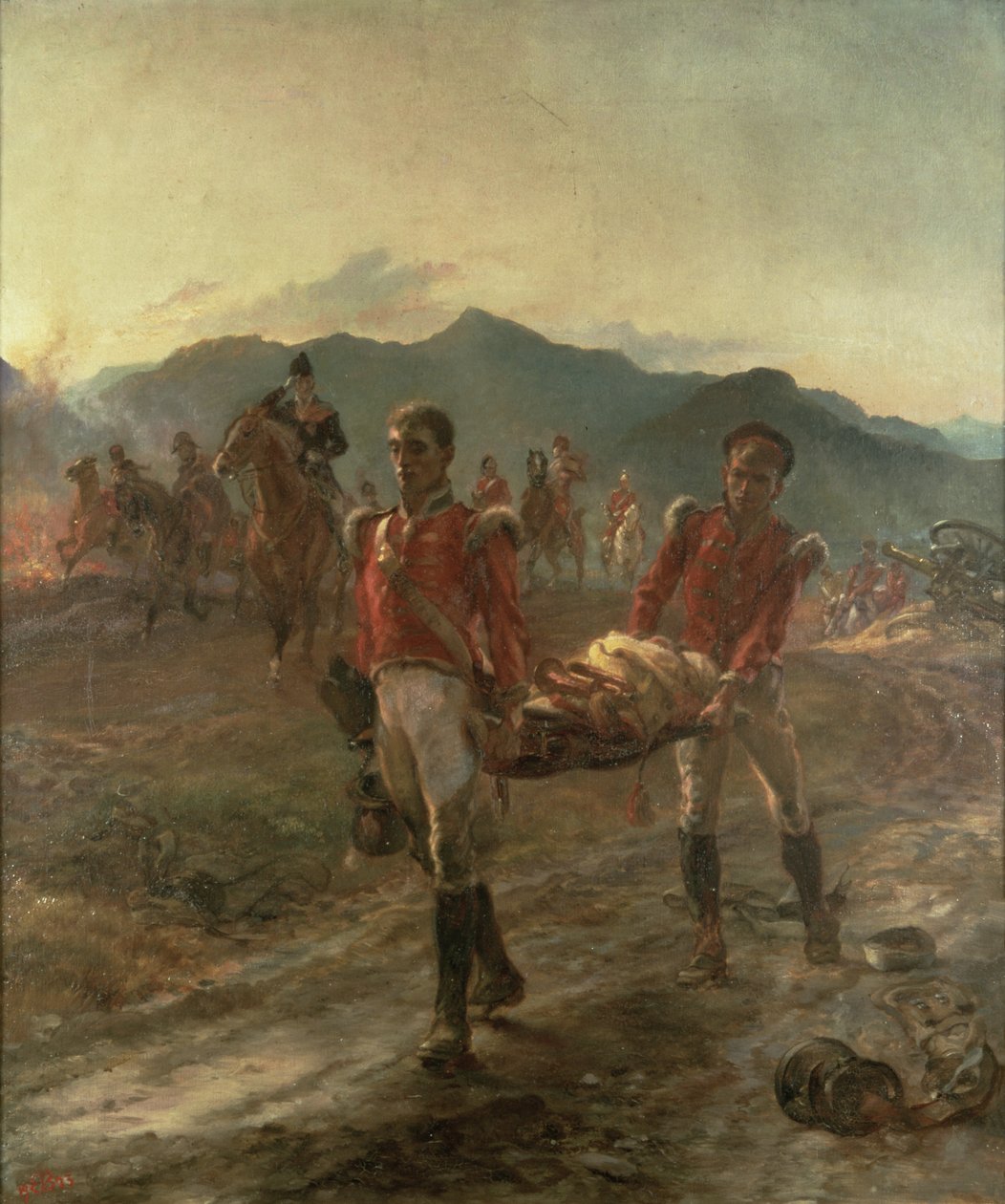 The Morning After the Battle of Talavera (1809) by Lady Butler