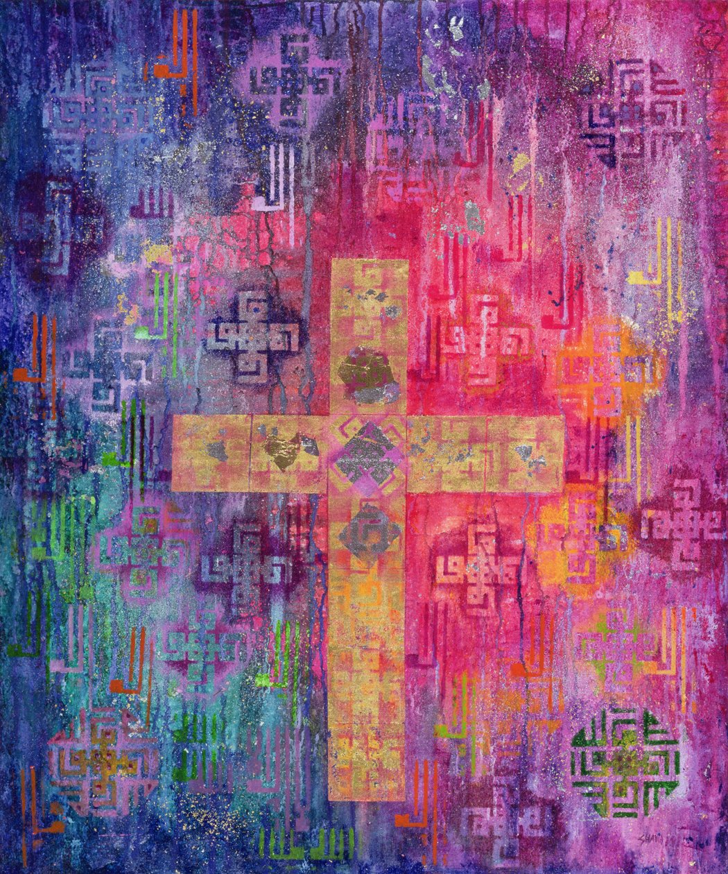 Eastern Cross by Laila Shawa