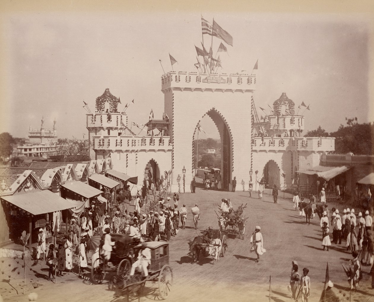 City Gate, Hyderabad by Lala Deen Dayal