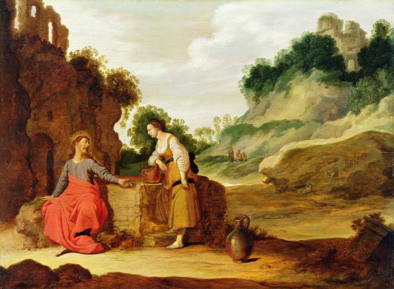 Christ and the woman of Samaria, 1635 by Lambert Jacobsz or Jacobs