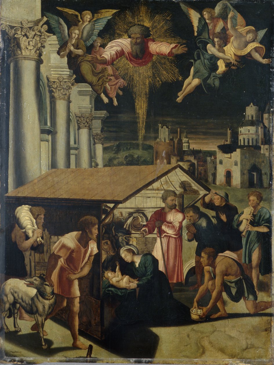 The Adoration of the Shepherds by Lambert Lombard