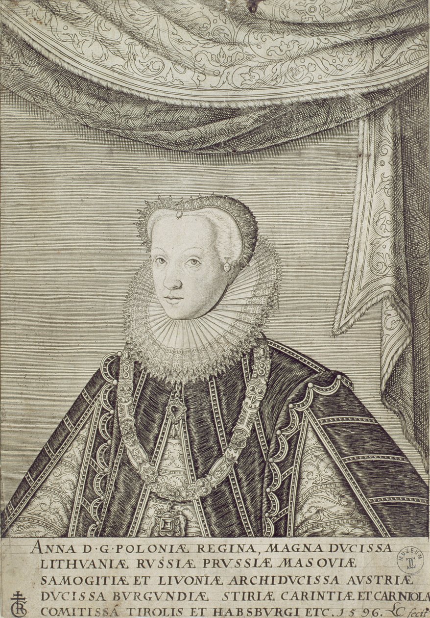 Anna Habsburg, Queen of Poland by Lambert Cornelis