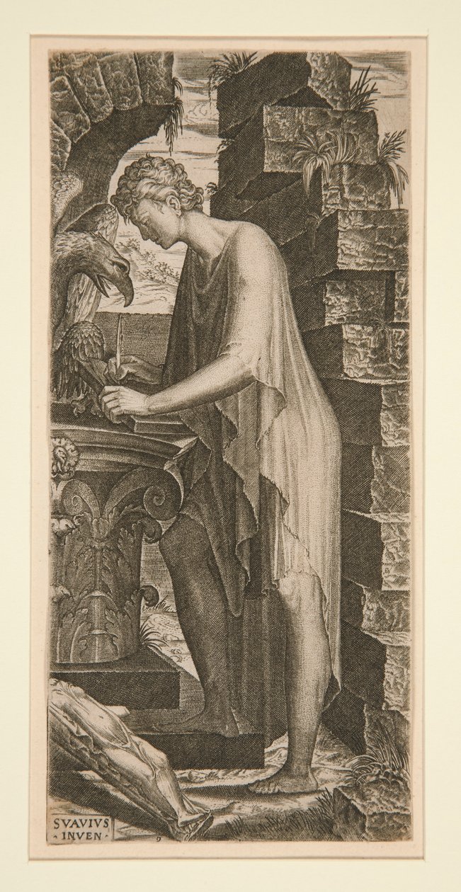 Saint John the Evangelist (from Christ and the Twelve Apostles) by Lambert Suavius