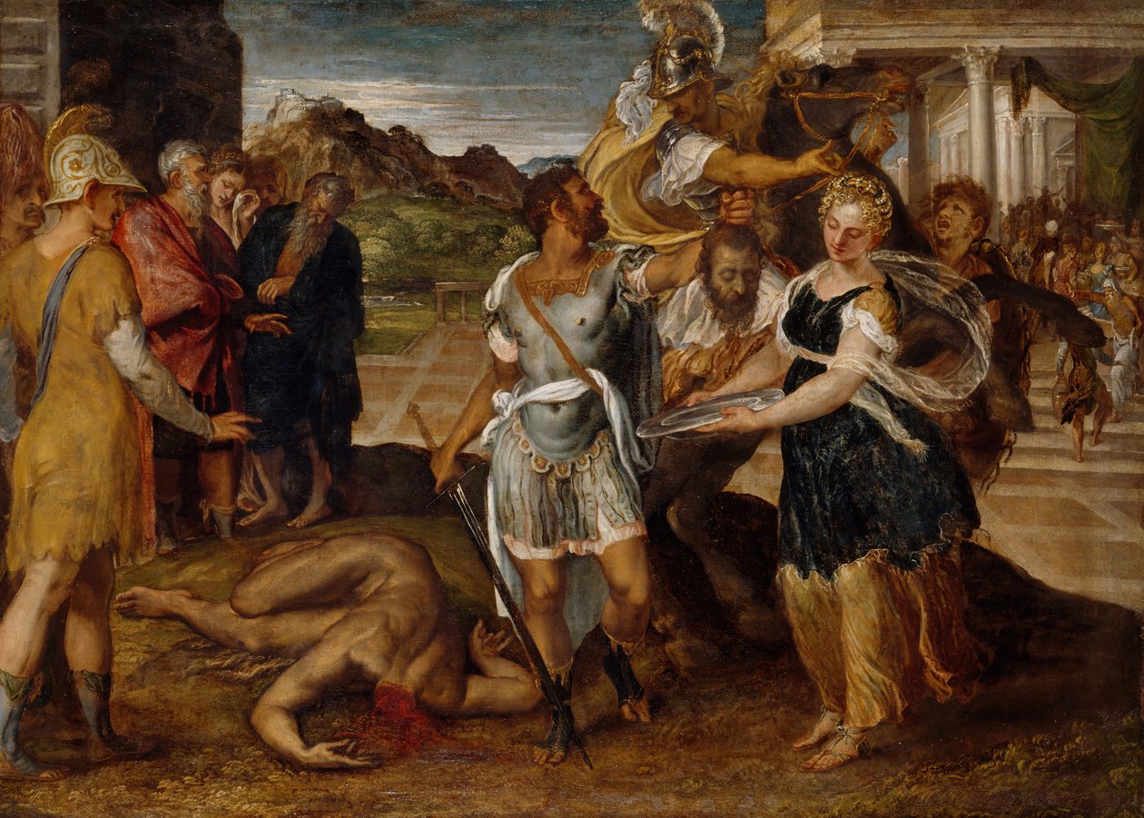The Execution of St John the Baptist, 16th Century by Lambert Sustris