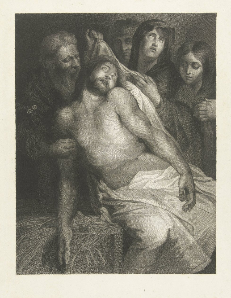 Entombment of Christ by Lambertus Antonius Claessens