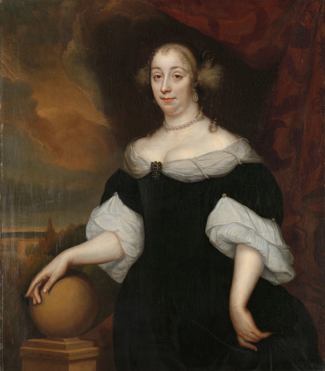Margaretha Munter, Second Wife of Jacobus Trip by Lambertus Jansz. de Hue