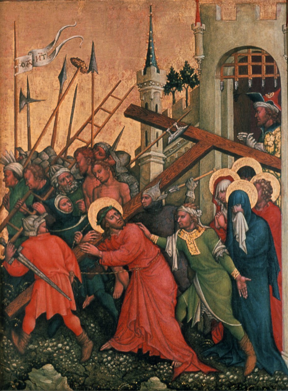 Victory of King Ludwig I of Hungary over the Bulgarians in 1377 by Lambrechter Votivtafel