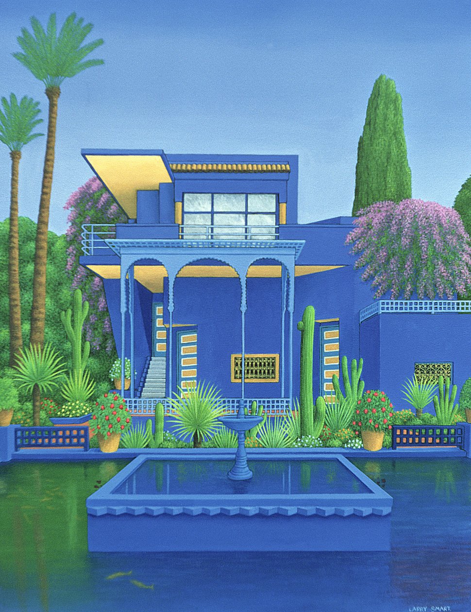Majorelle Gardens, Marrakech by Larry Smart