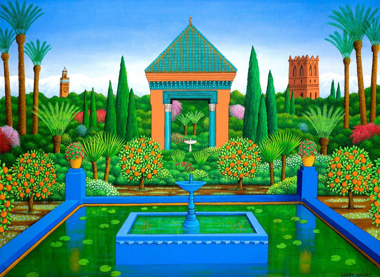 Marjorelle Oranges, 2005 by Larry Smart