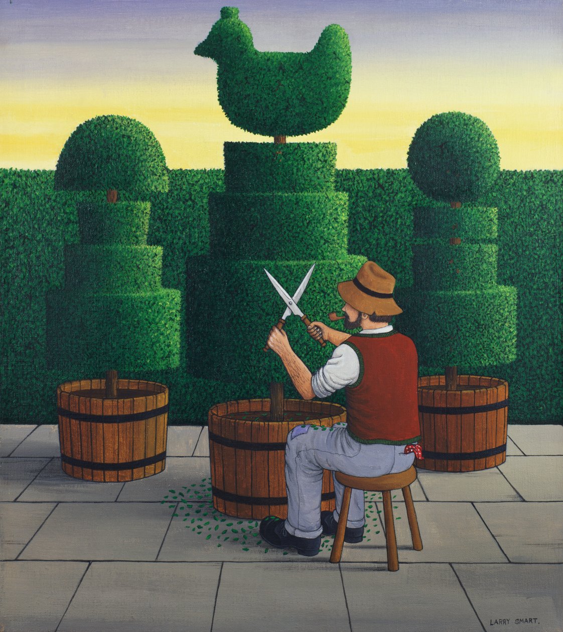The Gardener, 1986 by Larry Smart