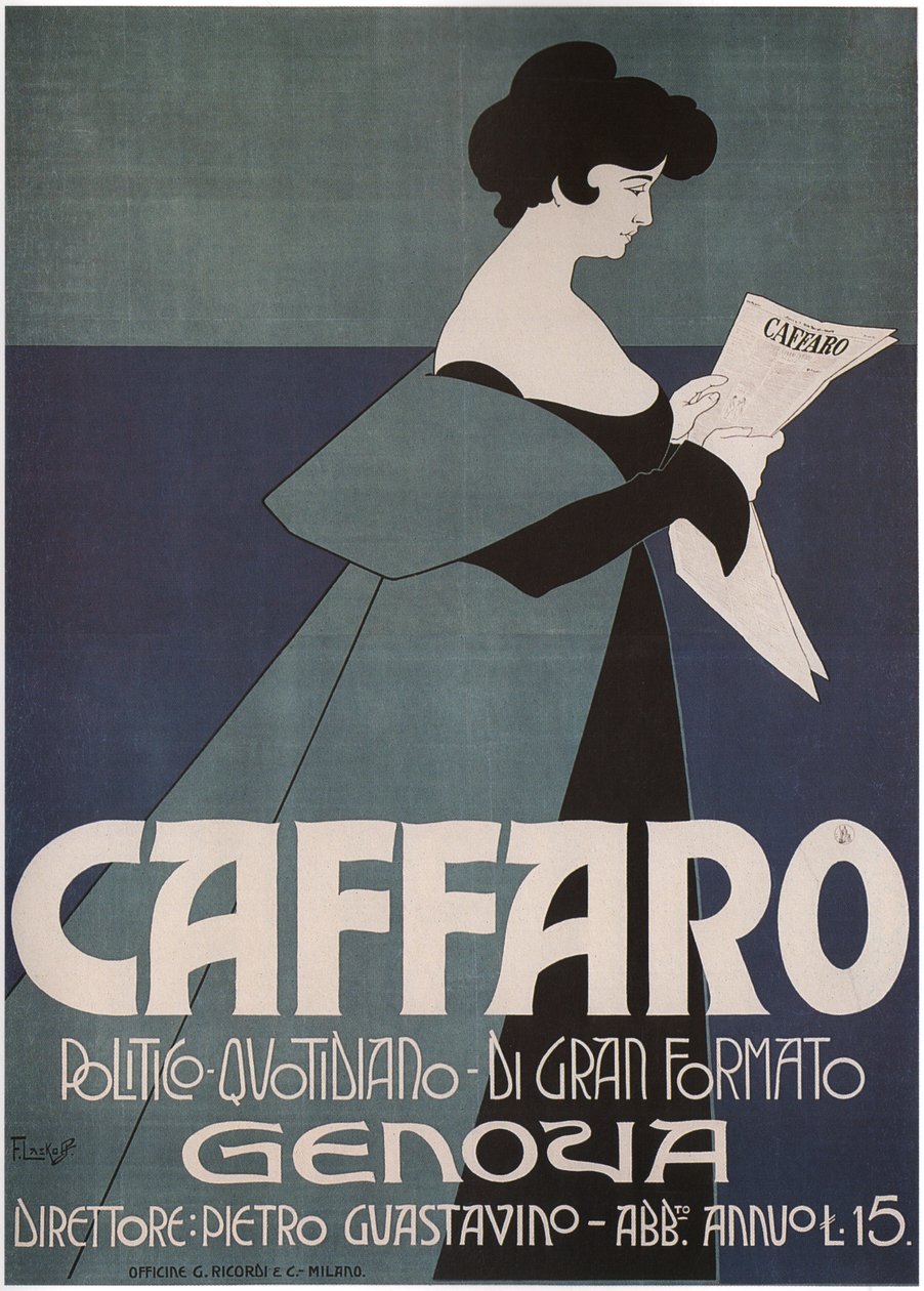 Caffaro Genoa Newspaper by Laskowski