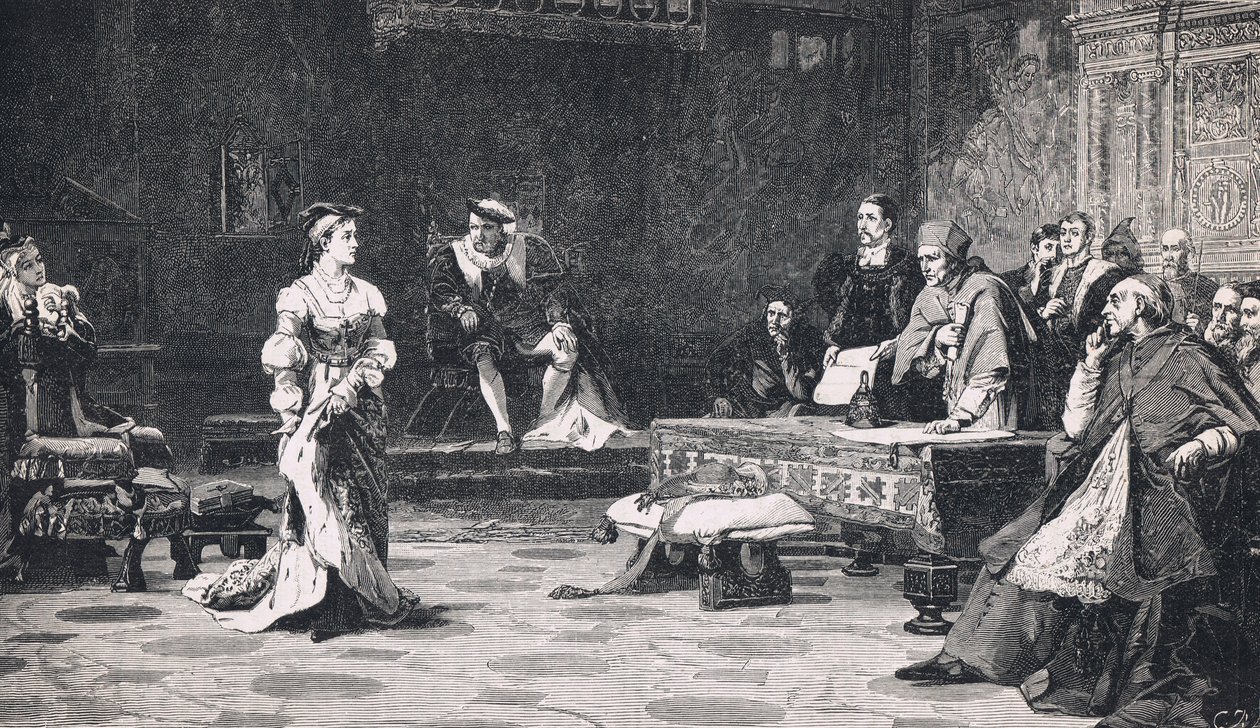 The trial of queen Catherine by Laslett John Pott