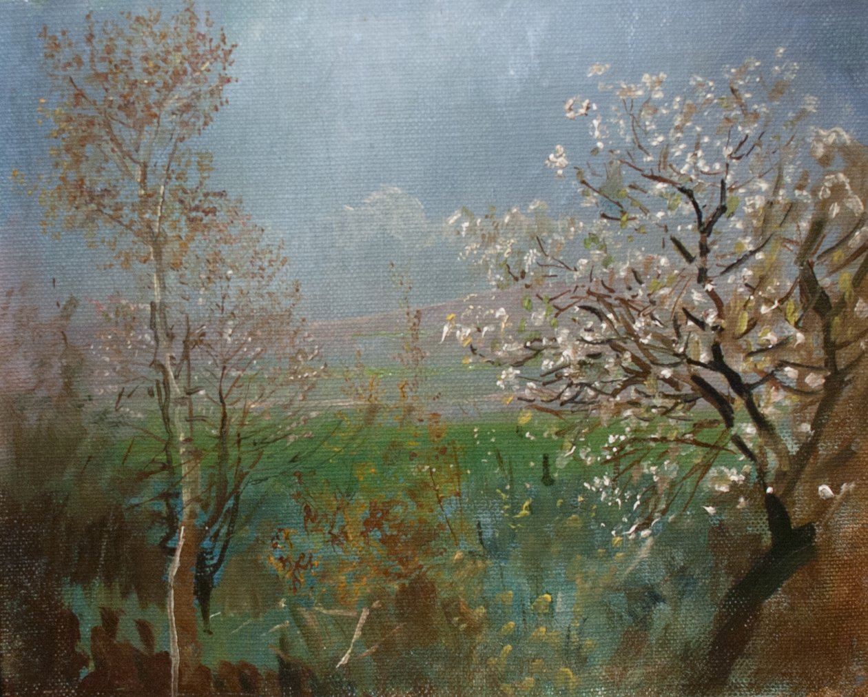 Blossoming Tree by Laszlo Mednyanszky