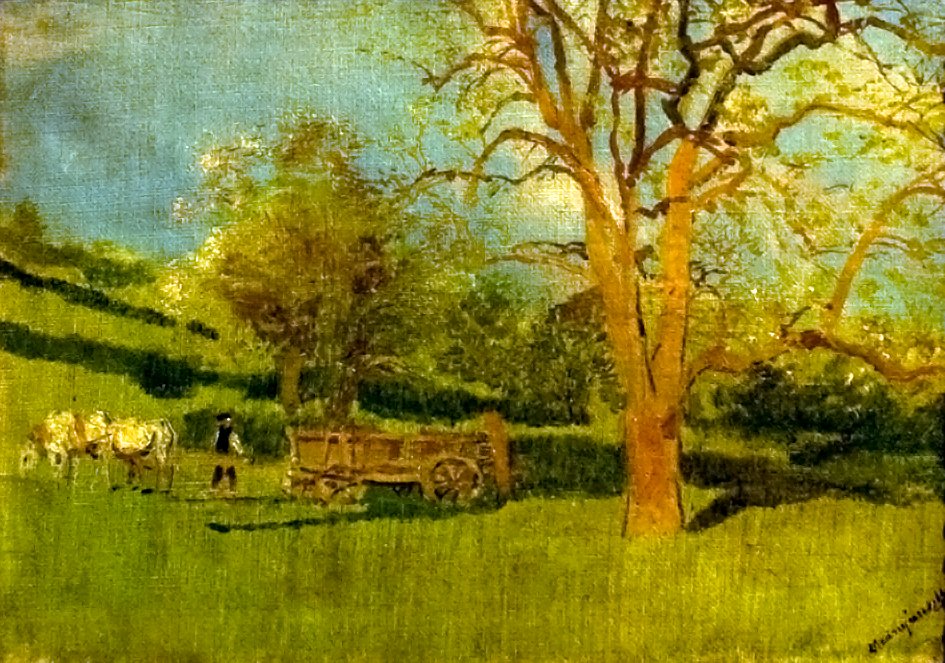 Early Spring by Laszlo Mednyanszky