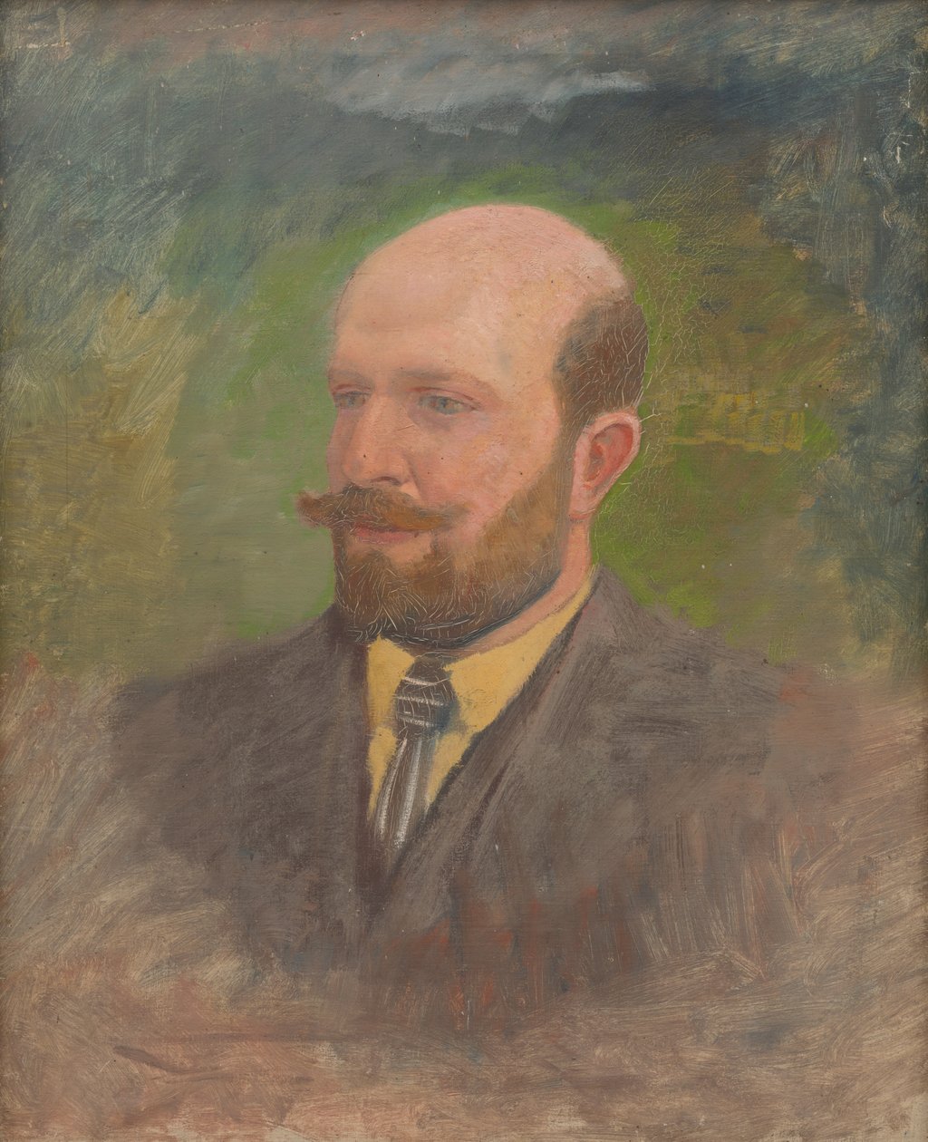 Portrait of a Man with a Tie by Laszlo Mednyanszky