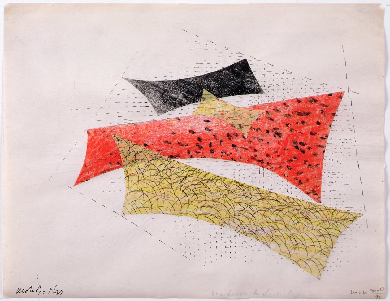 Abstract Composition by Laszlo Moholy-Nagy