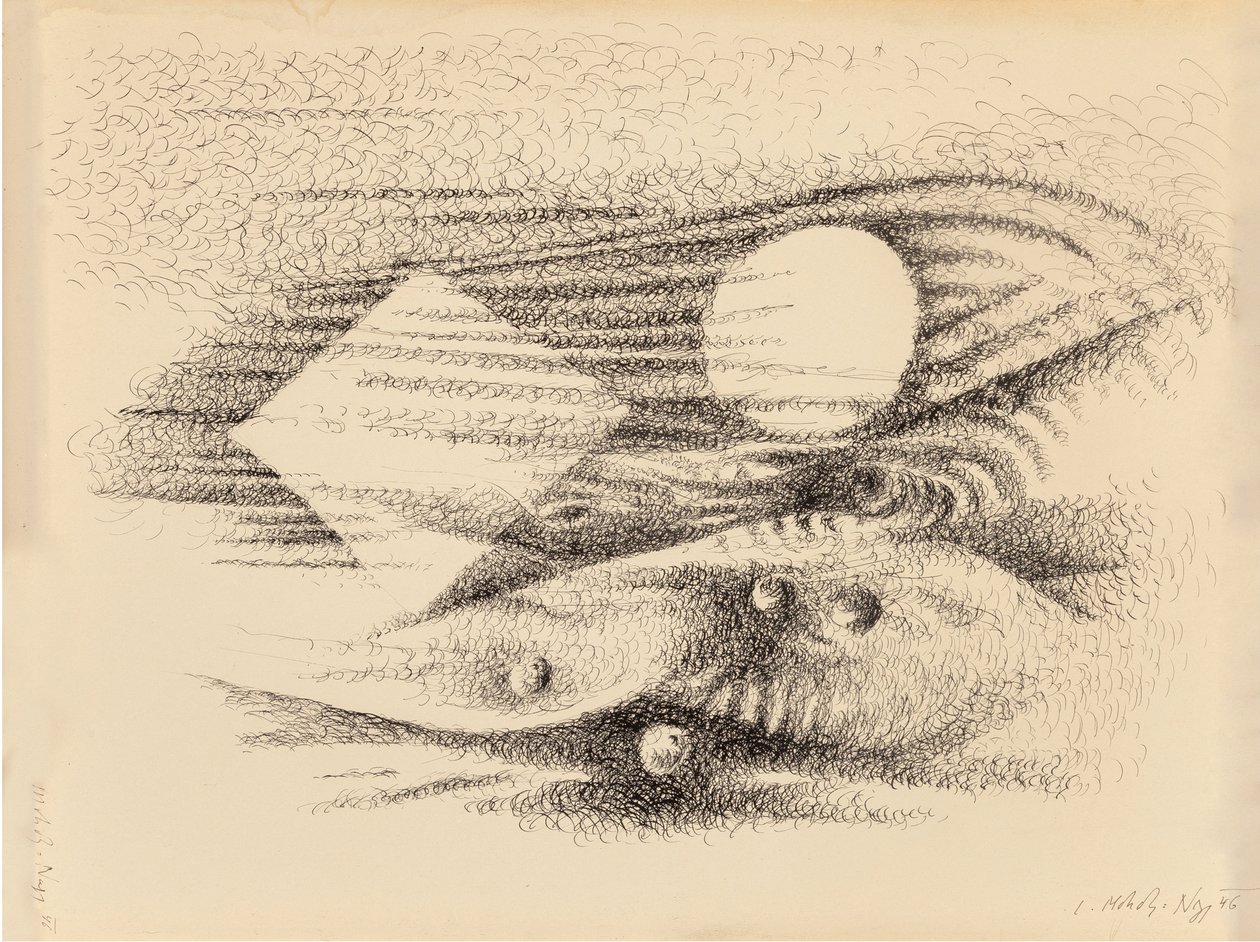 Rhythmical Wave, 1946 by Laszlo Moholy Nagy