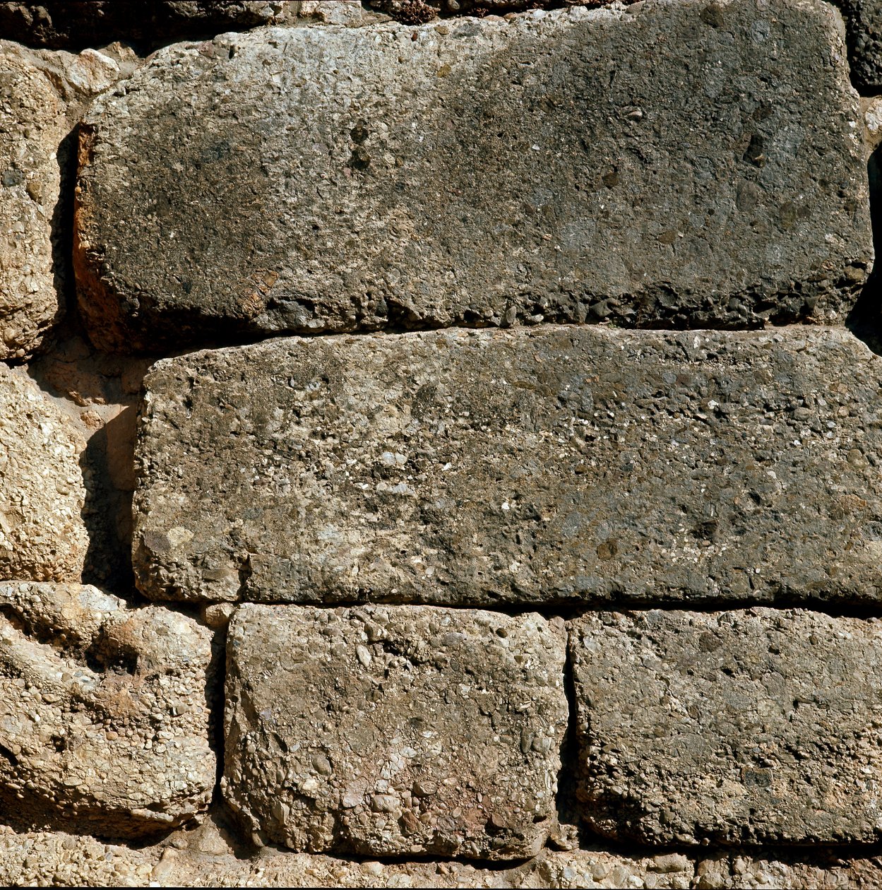 Walls Near the Lions Gate: Ancient Town of Mycenae (1500-1100 BC), Greece by Late Helladic Period Mycenaean