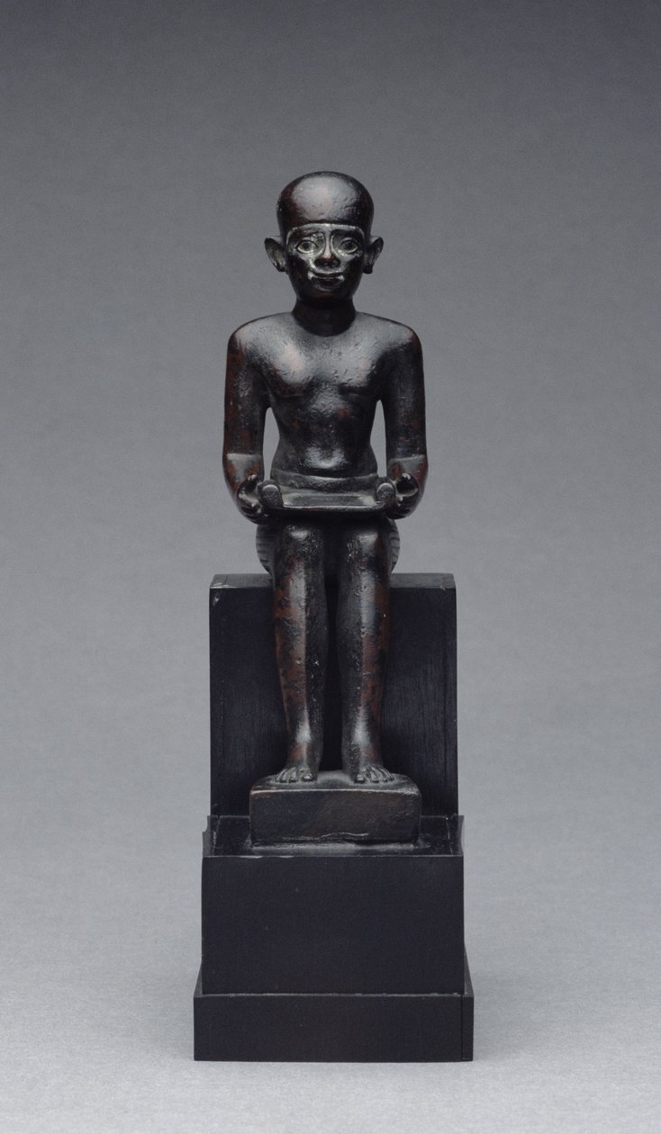 Figure of Imhotep (c.2635-2595 BC) by Late Period Egyptian