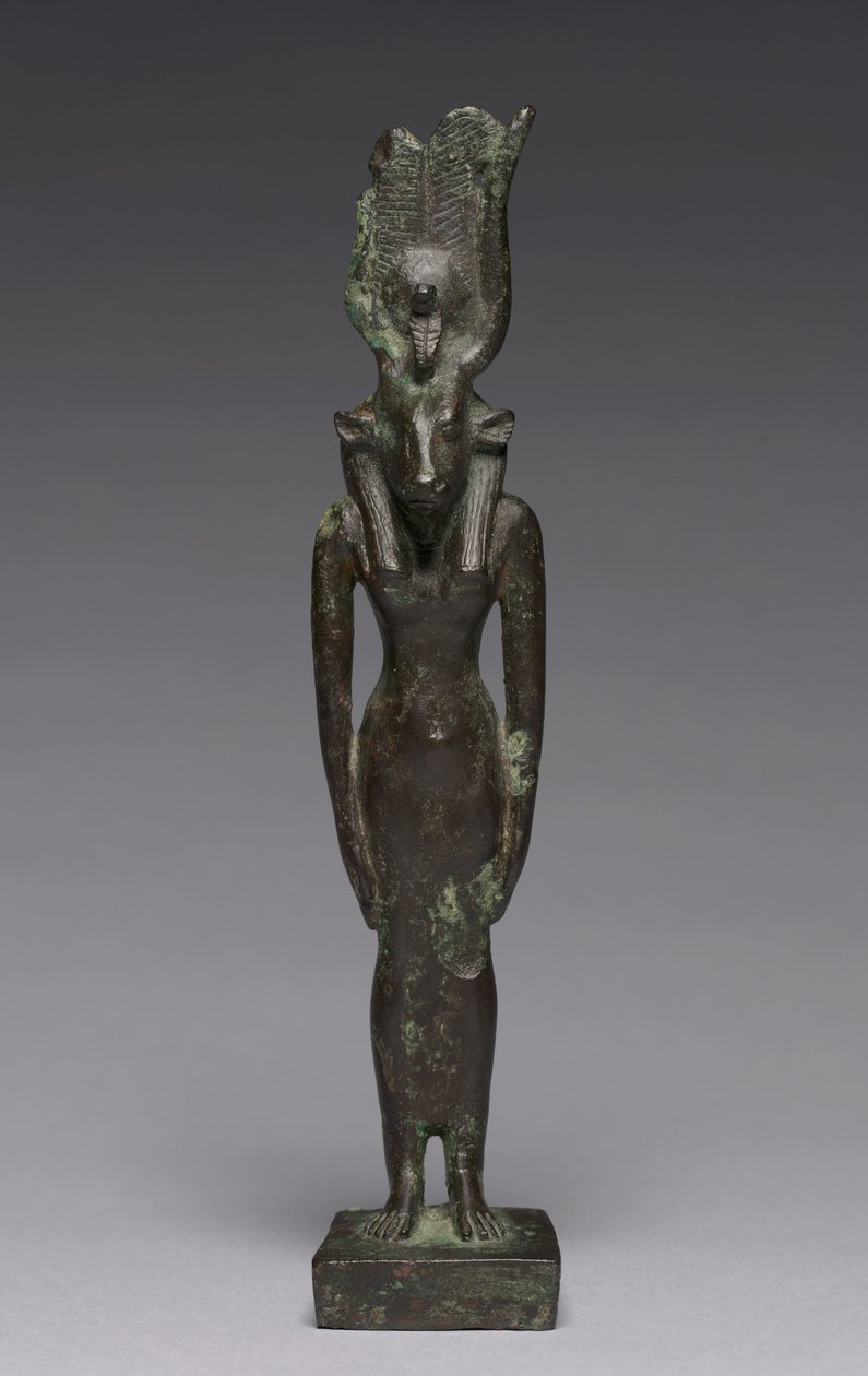 Statuette of Hathor, 664-30 BC by Late Period Egyptian