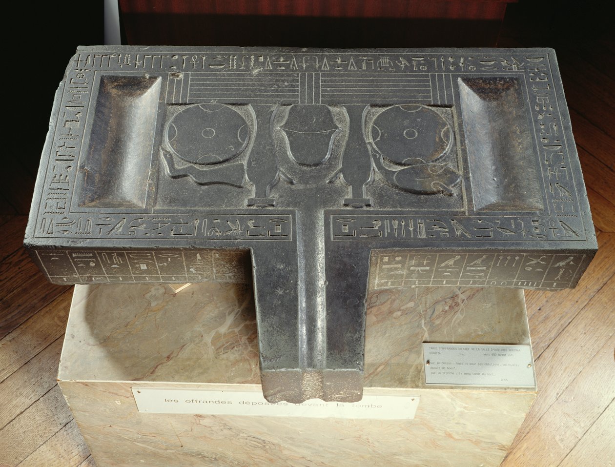 Votive Table of Hor-ir-aa by Late Period Egyptian