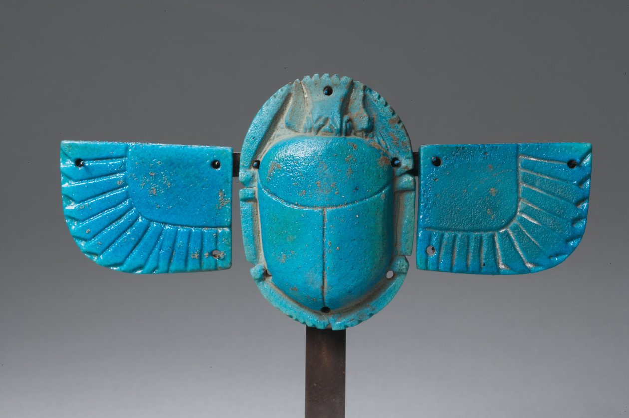 Winged scarab by Late Period Egyptian